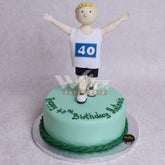 M.17.a ATHLETE - Men Birthday Cakes - WILTON PATISSERIE
